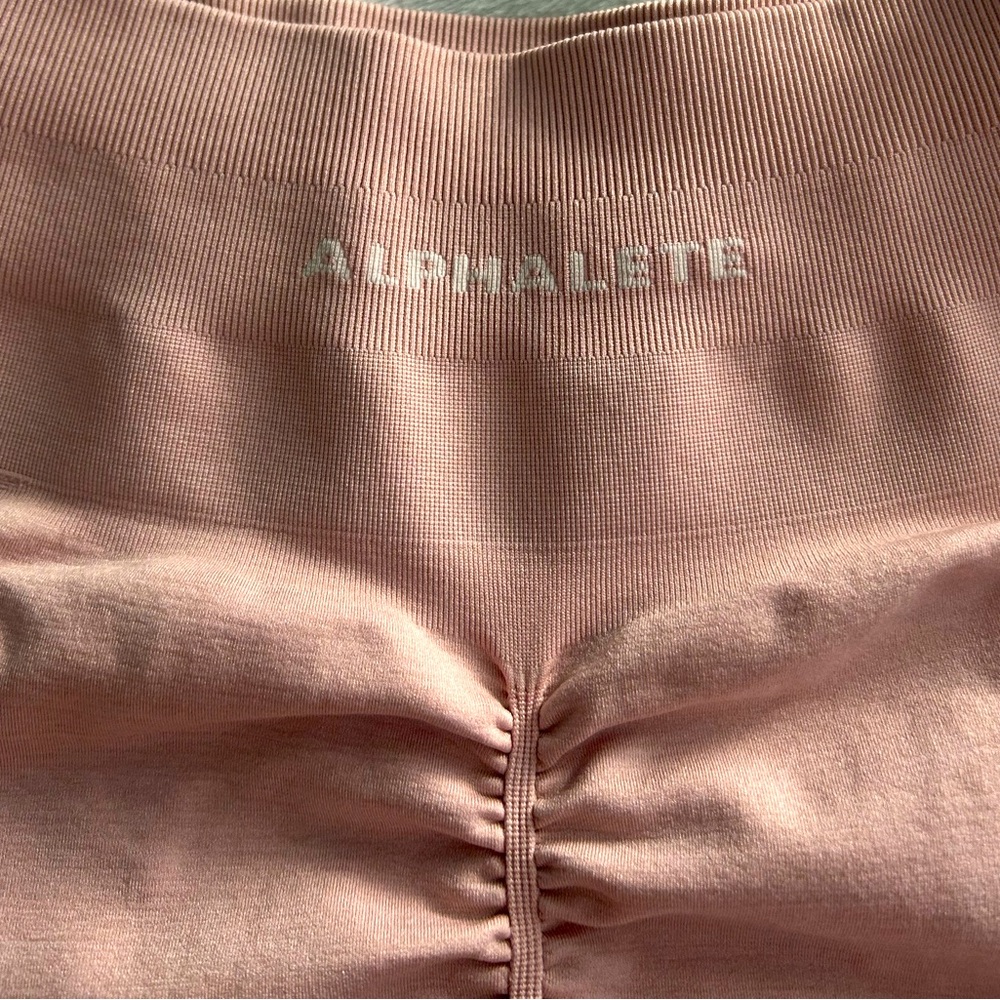 Alphalete light pink leggings